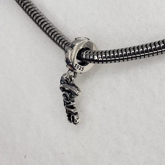 Sterling Silver S925 Love Sign Bracelet Charm Dangle Multicolor Stone Rainbow - Picture 6 of 7